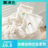 Women's mid-calf socks, ins trendy spring and autumn, Japanese-style cute embroidered rainbow long socks, Korean-style white long calf men's socks details Picture